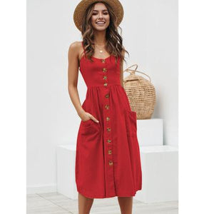 Casual Sundress Women Summer Dress